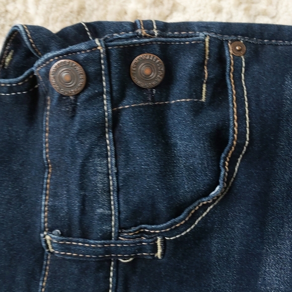 Wallflower Distressed Authentic Jean Overall XS Blue - Picture 6 of 16